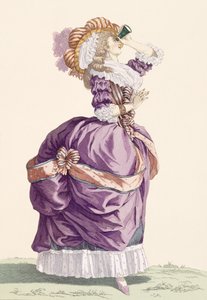 Jonge dame, gegraveerd door Le Beau, plaat nr. 176 uit 